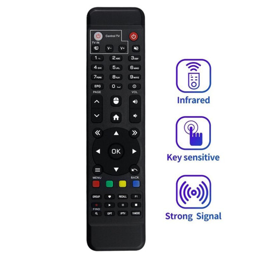 2X Replace Remote Control for Amiko A6N/A6N MAX Set Top Box Remote Control 2
