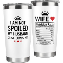 20 Oz Tumbler - Gifts for Wife, Anniversary, Birthday & Christmas - I Love You Gifts - Compatible with Starbucks