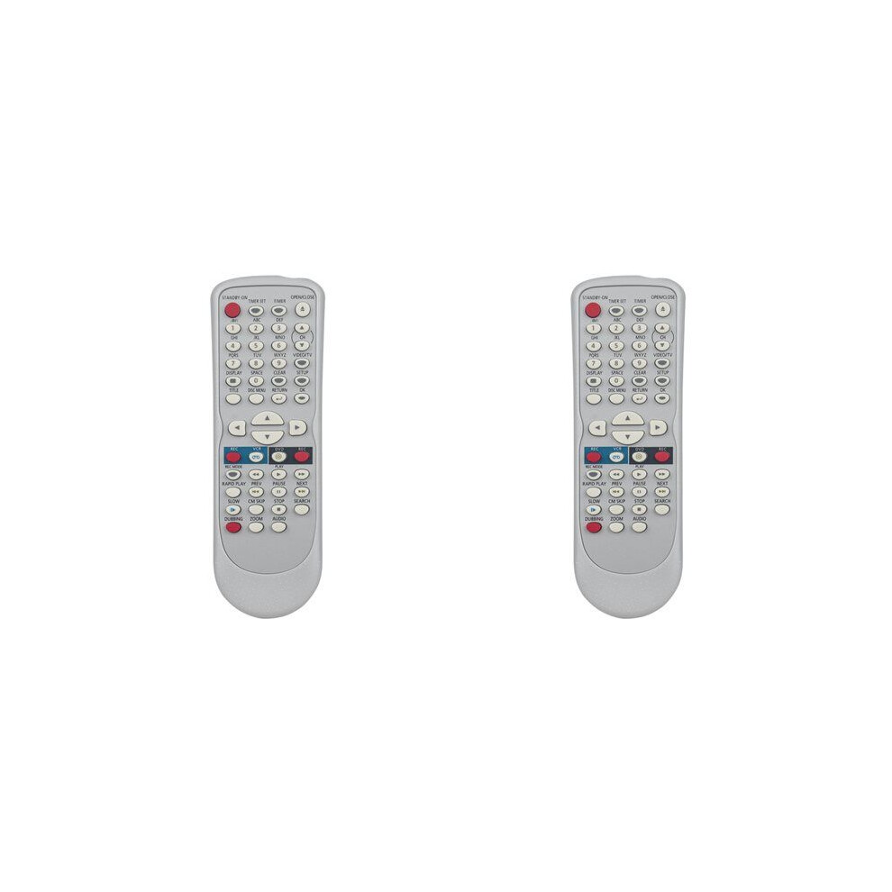 2X Replace Nb654 Remote Control For Funai Vcr/Dvd Player Recorder Nb654ud Sv2000 Wv20v6 Py90vg 6033405130694