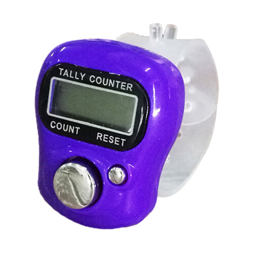LED Finger Ring Counter Compact Quick Response Adjustable Circle Easy Simple Operation Counter Home Supply
