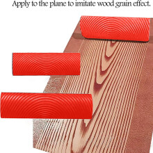 2Pcs Wood Graining Tool Set – Simulated Wood Grain Brushes for Wall & Room Decoration, Compatible with All Wood Grain Paints