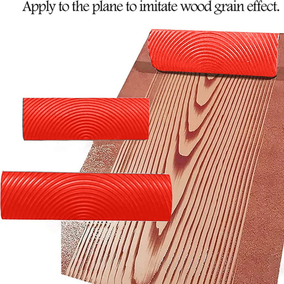 2Pcs Wood Graining Tool Set Â Simulated Wood Grain Brushes For Wall & Room Decoration, Compatible With All Wood Grain Paints 9482726750796