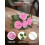 100 Pink Foam Artificial Roses with Stems 2
