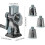 Râpe à fromage rotative – Acier inoxydable, 3 lames, bleue 5