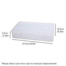1/3/5pcs Transparent plastic storage box cosmetics,pharmaceuticals jewelry electronic components packaging, DIY toy storage box