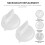 2pcs Replacement Microwave Knobs Plastic Microwave Oven Timer Control Button Microwave Part 8