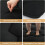 futon japonais pliable noir, format queen size 5