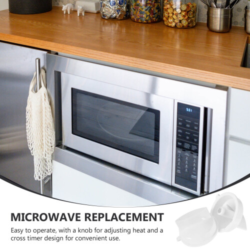 2pcs Replacement Microwave Knobs Plastic Microwave Oven Timer Control Button Microwave Part 2