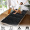 futon japonais pliable noir, format queen size 6