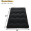 futon japonais pliable noir, format queen size 3