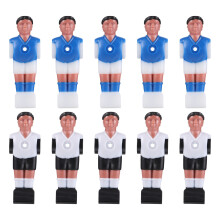 10cs Foosball Men Replacement Figurine Soccer Table Parts