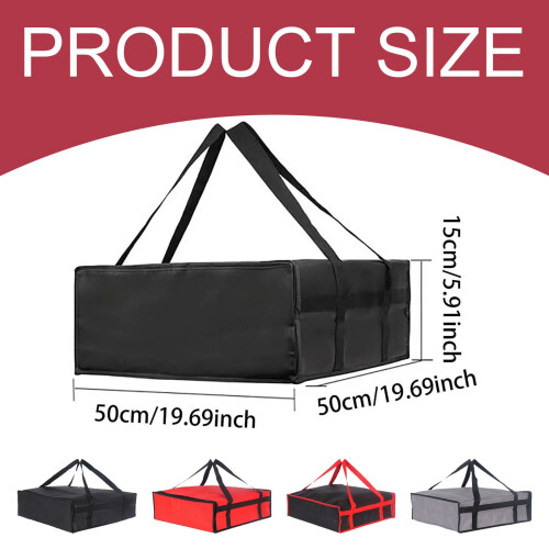 Torba termiczna do dostawy pizzy 20x20x6 cali 2