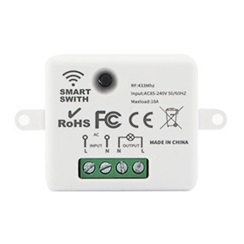 Home Touch  Light Electrical 433Mhz Remote Control Wall Panel Button Receiver Led Lamp Controller