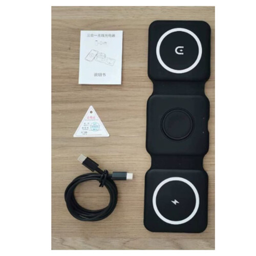 3 in 1 Foldable Wireless Charger Pad Stand Fast Wireless Charging Dock Station 2