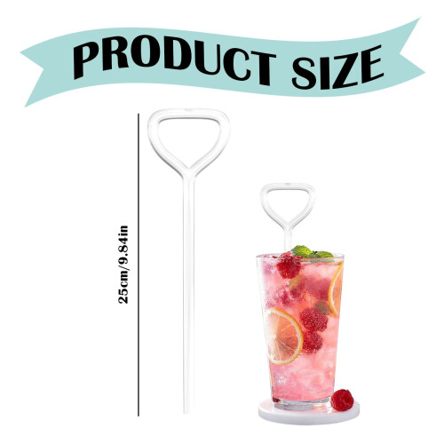 Reusable Glass Drinking Straws with Cleaning Brush 2