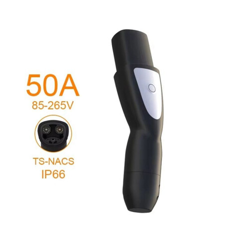 TS-NACS Socket EV Charger Plug Adapter One-Touch Wireless Open van Oplaaddeksel voor Model 3 XYS 50A 1