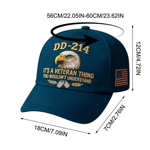 Καπέλο μπέιζμπολ YIKA Veterans Vintage Military Style 1