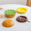 Originality Ceramic Tableware Gifts Household Dinner Tray Sum Tray Hamburger Tableware 4