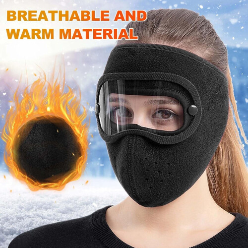 Fleece vinterbrille ansigtsmaske unisex 2
