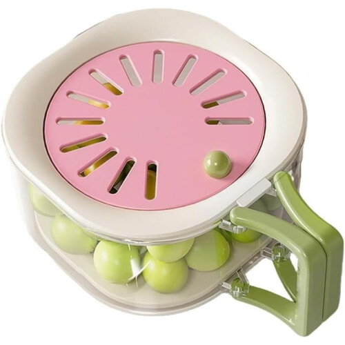 Obst- und Gemüsewaschschüssel mit Sieb – Rosa, 1 Stück