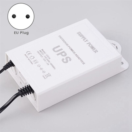 12V-2A Uninterruptible Power Supply for WiFi, Modem, Router, Security Camera  UPS Battery Backup Protector EU PLUG 1