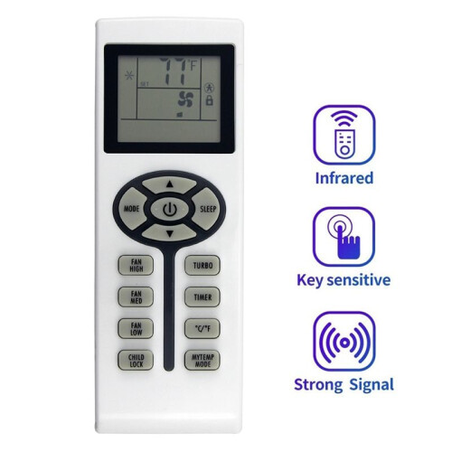 Replace A/C Remote Control for Chigo ZCF/TL-09 ZCH/TL-09 Air Conditioner Remote Control 1