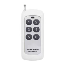 433MHz Wireless Remote Control, Long Range 1000m, Learning Code 1527, for Water Pumps, Tubular Motors, Lamps