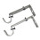 Adjustable Metal Curtain Rod Bracket, 10–13.5 cm, Grey 4