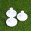 golf practice hitting mat Golf Tee White 10 Pcs 8