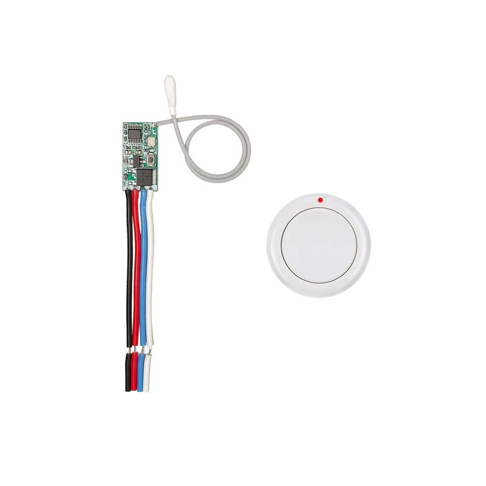 433Mhz Rf Remote Control Wireless Relay For 3.6V-24V Devices White 6033075444701