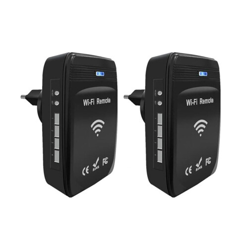 WiFi to RF Converter 287MHz-868MHz, Rolling Code Garage Door Remote Control Universal Wireless Transmitter EU Plug