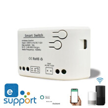 Ewelink Wifi Module Micro-USB 5V AC 7-32V RF433 Radiofjärrkontroll 1 Channel Inching Relay Home