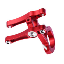 Bike Water Bottle Cage Adapter 1Pcs Red Aluminium Alloy for Bicycle Accessories Cycling 9.5x6x3cm
