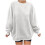 Admvng Damen-Sweatshirt, lässiger Langarm-Pullover, leichtes Shirt, Größen S-2XL 1