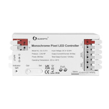 GLEDOPTO Monochrome Pixel LED Controller Brightness Light Strip RF Remote Controller with 7 Dynamic Effects