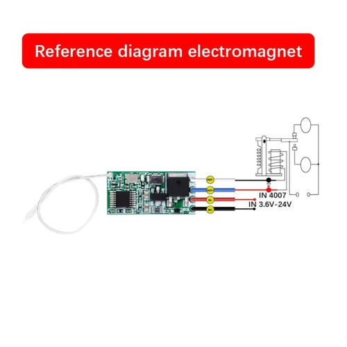 433.92Mhz Universal Wireless  3.6V-24V Remote Control  1 CH RF Relay Receiver LED Light Controller DIY Kit 2