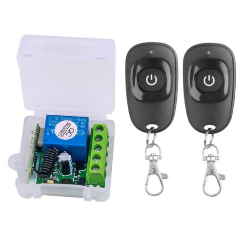 433Mhz Universal Wireless Remote Control   12V Relay Receiver Module Transmitter Learning Button Remote Control