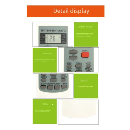 Universal Replacement Remote Control for Nakamatsu  YKR-H002 Wireless  Remote