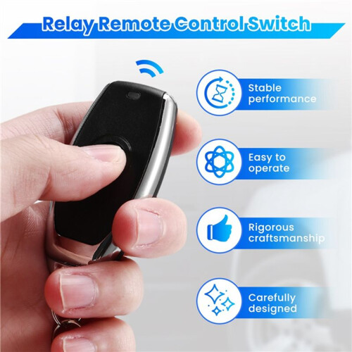 DC4V-12V 315Mhz RF Wireless Relay Remote Control One Key  Receiver Transmitter for Computer Auto Door Window 1