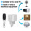 433Mhz Wireless Remote Control   EU Plug 220V 16A for Fans Lamps  Efficient 5
