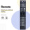 Replace AXD7666 Remote Control for  SC-61 SC-63 SC-1227 SC-1227-K AV Receiver 4