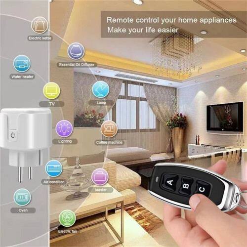 433Mhz Wireless Remote Control   EU Plug 220V 16A for Fans Lamps  Efficient 1