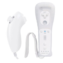 -Gamepad für / U-Konsole, Kabellose Fernbedienung mit Motion , Nunchuck und Handschlaufe C