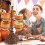 Présentoir à goûter citrouille d'Halloween avec motif balai (1 pièce) 7