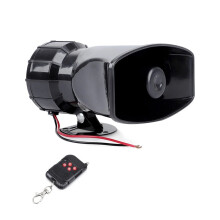 Wireless Electronic Siren 12V Sounds Speaker Car Warning Alarm Police Fire Siren Horn Loudspeake Car Ccessories,Powerful&Original Sound