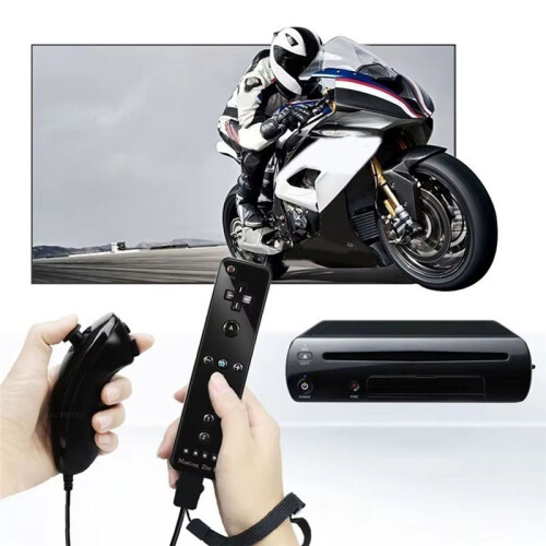 Gamepad for  /  U Console Wireless Remote Controller with Motion , Nunchuck, and Wrist Strap E 1
