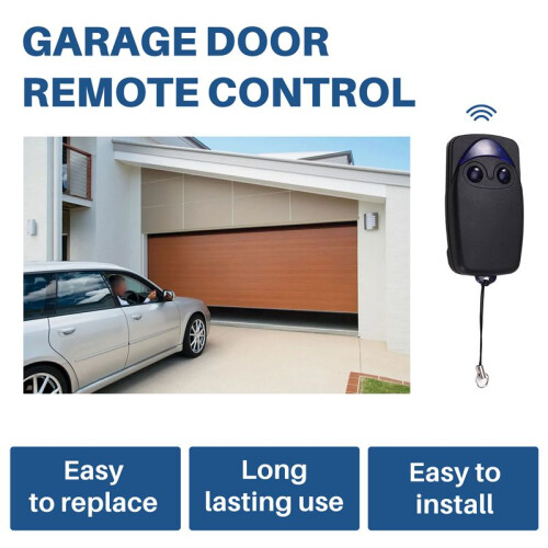 Gate Garage Door Remote Control for Nice Flor Flo2r FLO2R-S Flor-S NICE Rolling Code Handheld Transmitter 3 Pcs 2