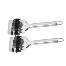 Coupe-oignons verts en acier inoxydable avec long manche