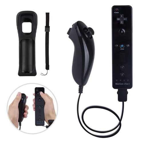 Gamepad for  /  U Console Wireless Remote Controller with Motion , Nunchuck, and Wrist Strap B 1