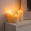LED-søylelys flammeløse med fjernkontrolltimer, 3-pakning 3